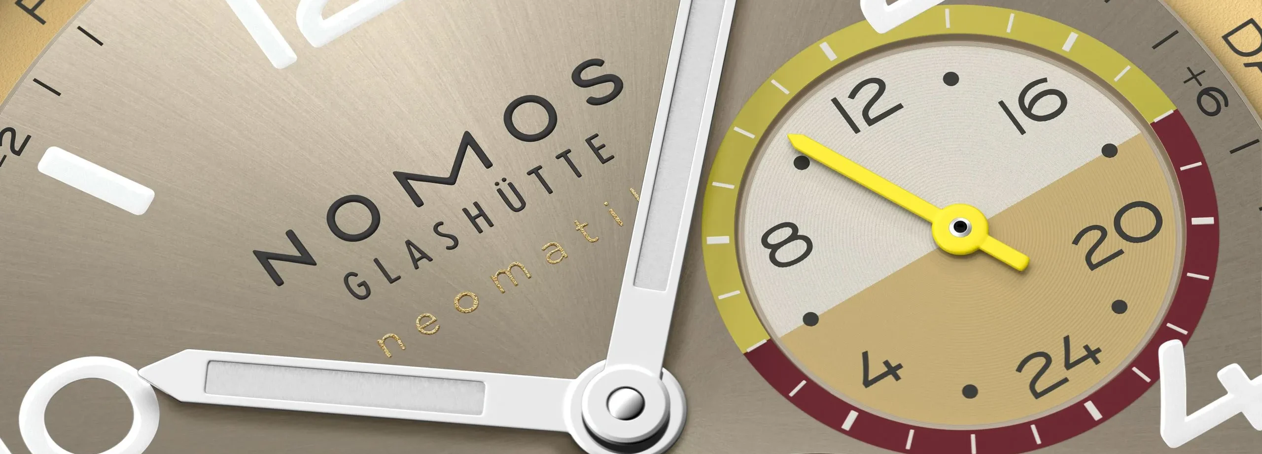 노모스 클럽 스포트 네오매틱 월드타이머 로움 & 레베리