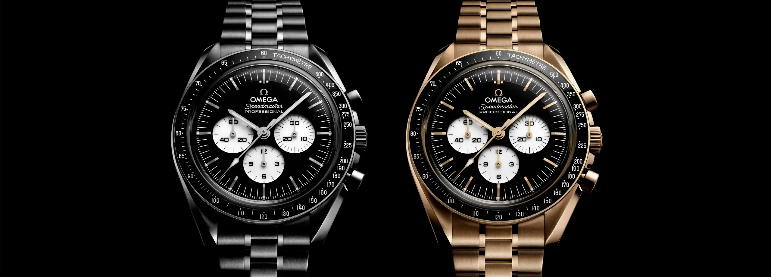 오메가 스피드마스터 문워치 프로페셔널 블랙 & 화이트